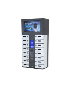 Oplaadlocker - 16 vakken - Wit - Reclame Scherm - Snelladen beschikbaar